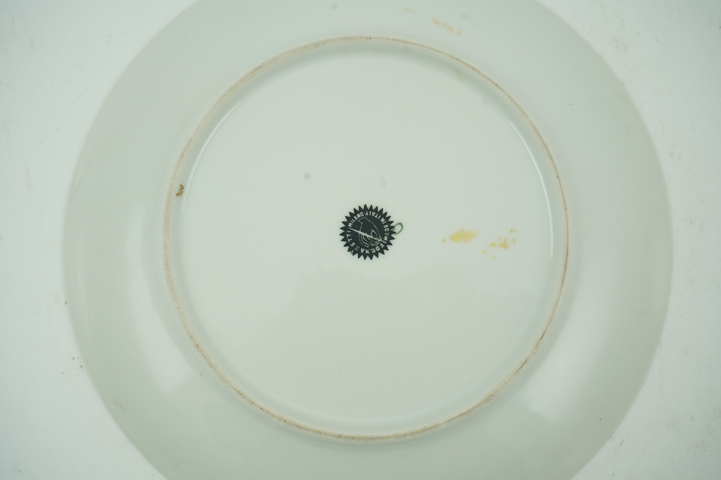 Piero Fornasetti (Italian, 1913-1988): Five various plates